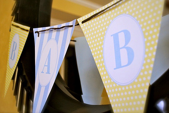 Alphabet Theme Baby Shower