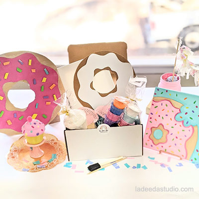 Donut & Sprinkles Art Kit (includes 3 projects)