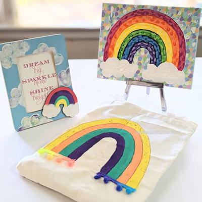 Rainbows and Sunshine - Art Kit (includes 3 projects)